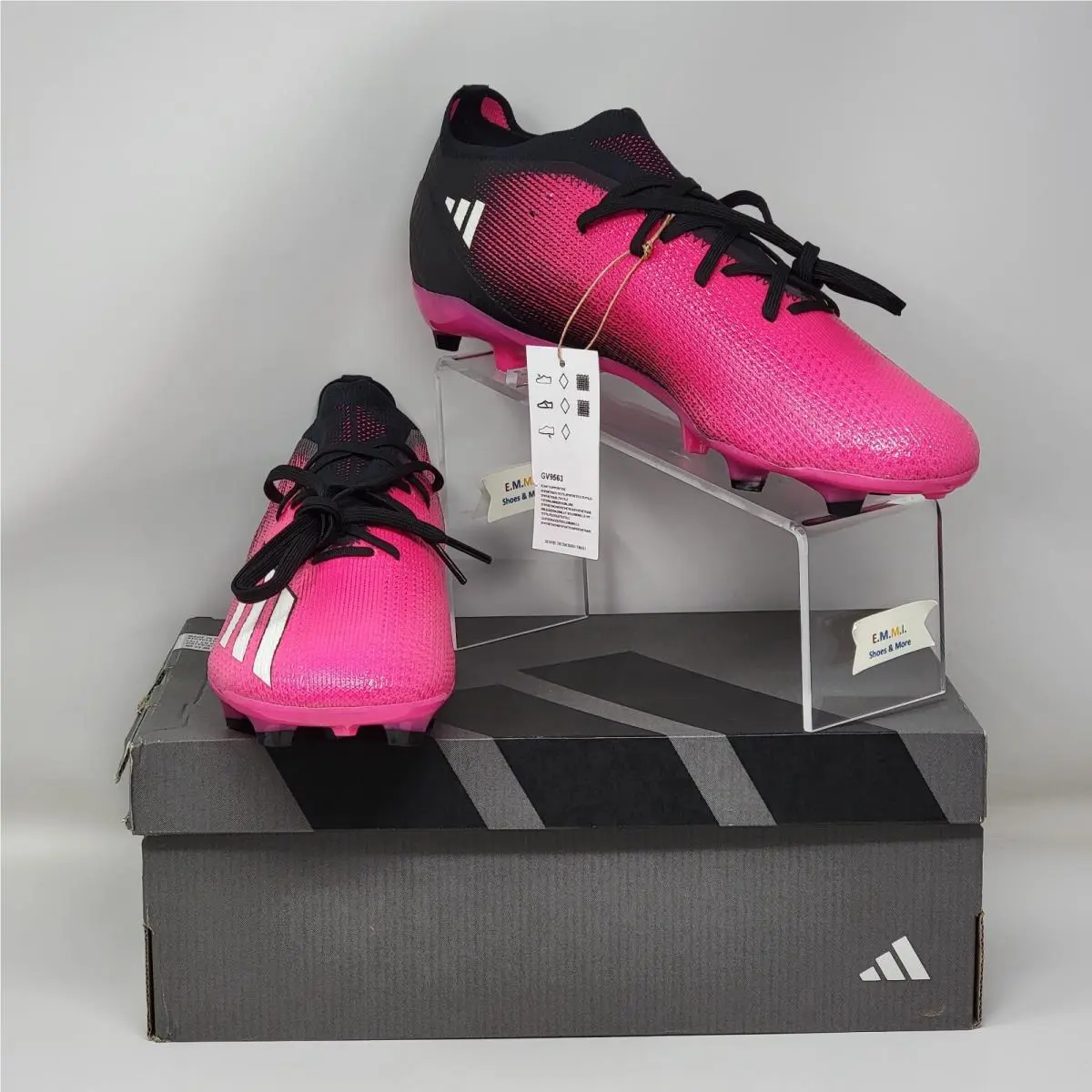 Adidas X Speedportal.2 FG Men’s Black Pink Soccer Cleats GV9563 Size 11.5