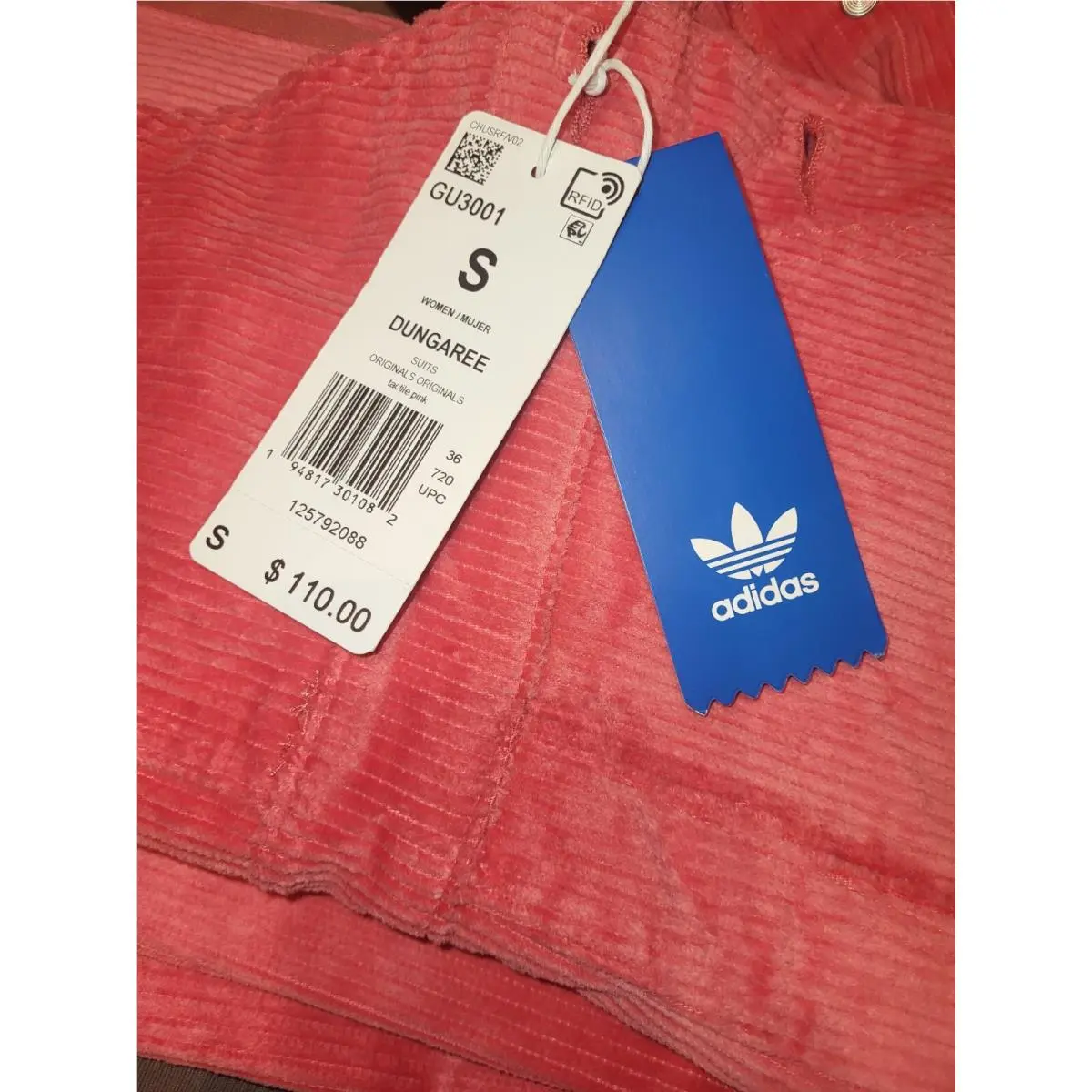 Adidas clothing - GU3001 - GU3001 - Pink, Manufacturer: Tactile Pink (UPC: 194817301082) 2
