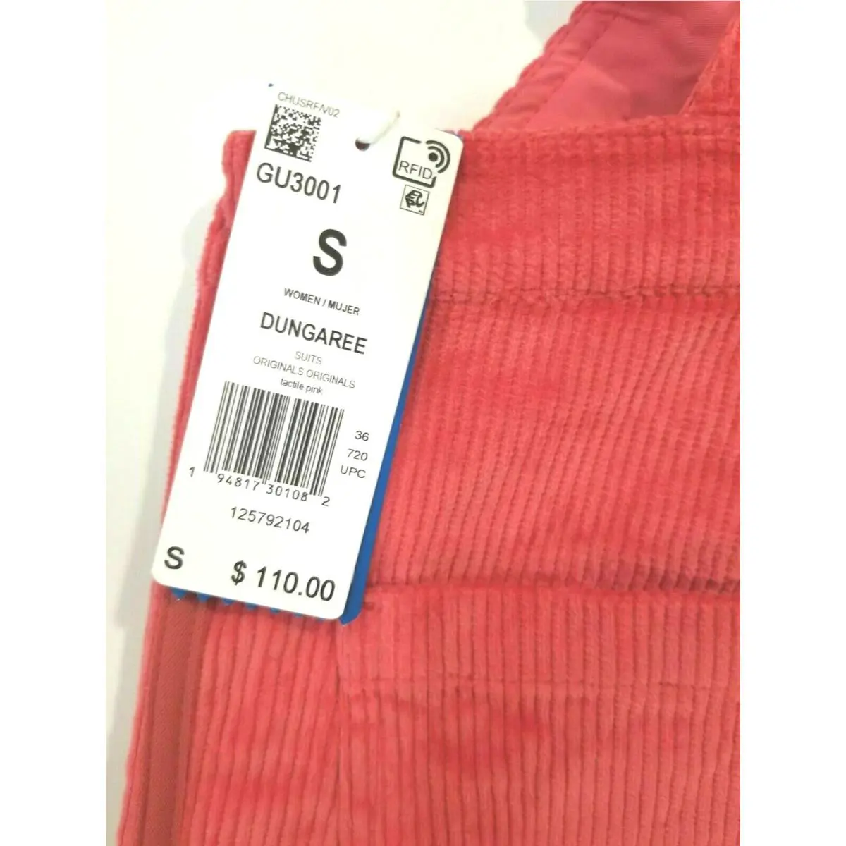 Adidas clothing - GU3001 - GU3001 - Pink, Manufacturer: Tactile Pink (UPC: 194817301082) 8