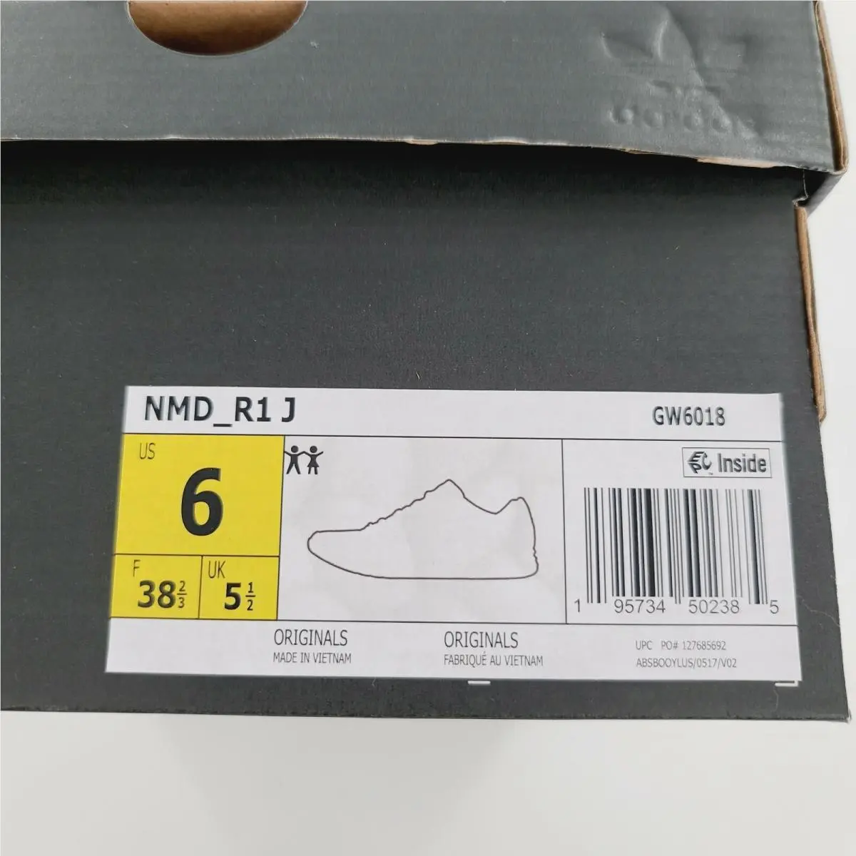 Adidas shoes - adidas NMD R1 - NMD - GW6018 - Black, Main: Black (UPC: 195734502354) 1