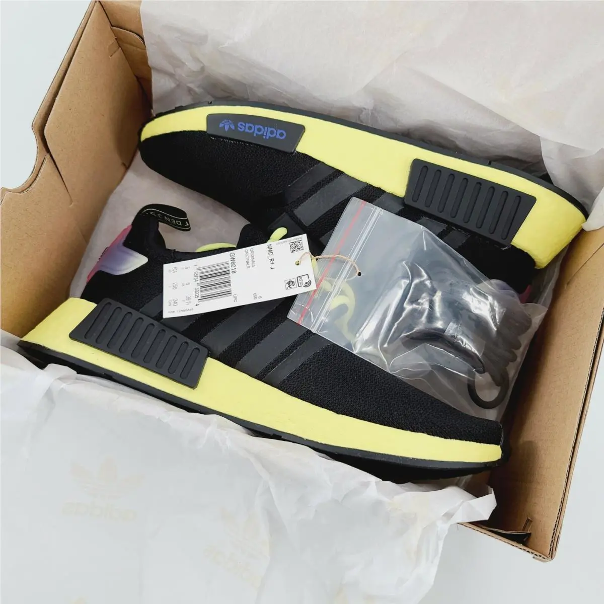 Adidas shoes - adidas NMD R1 - NMD - GW6018 - Black, Main: Black (UPC: 195734502354) 0