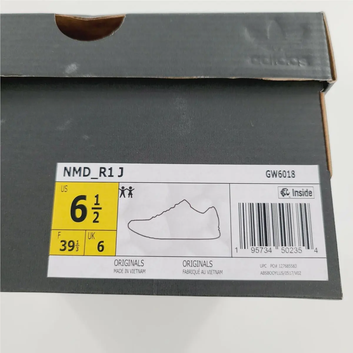 Adidas shoes - adidas NMD R1 - NMD - GW6018 - Black, Main: Black (UPC: 195734502354) 1