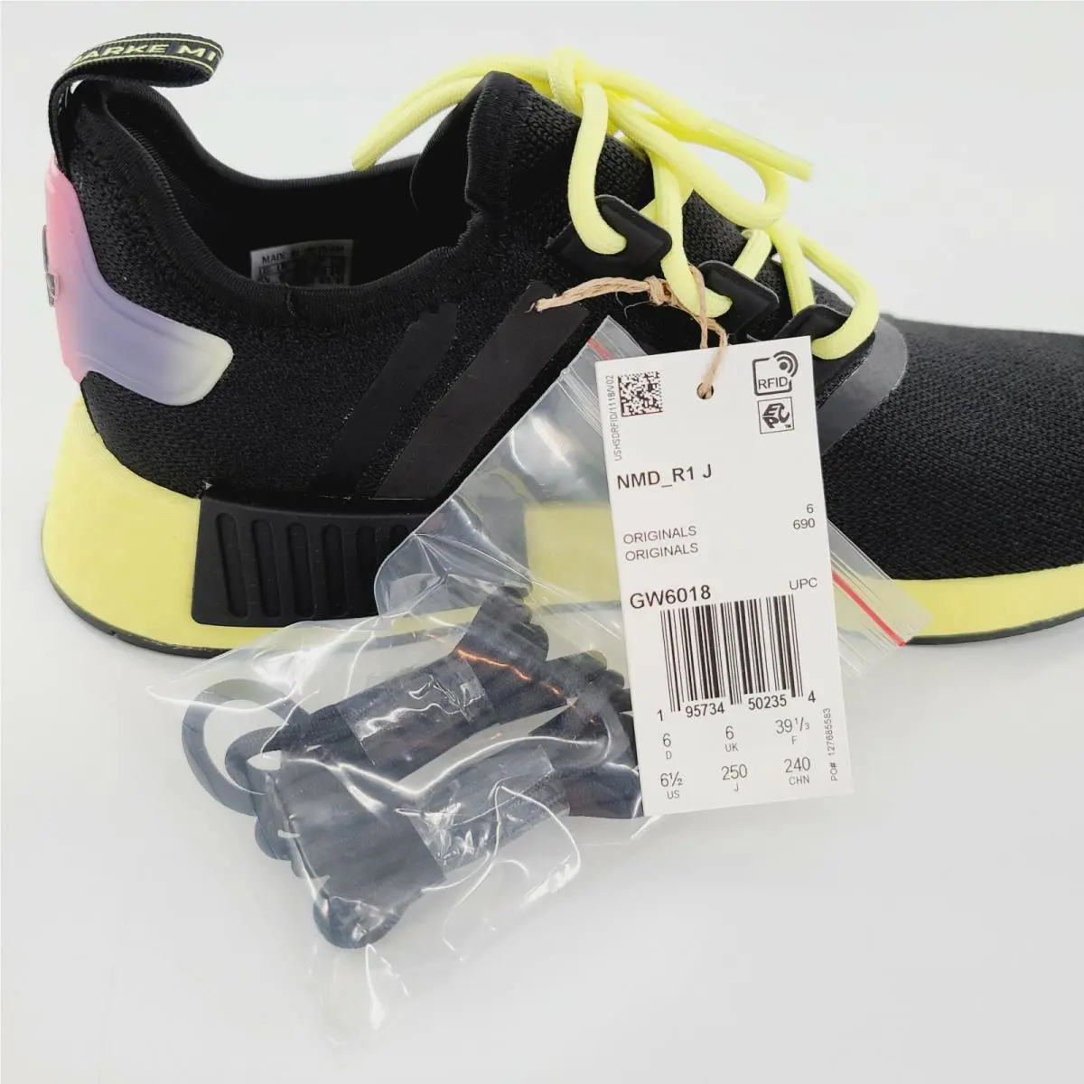 Adidas shoes - adidas NMD R1 - NMD - GW6018 - Black, Main: Black (UPC: 195734502354) 5