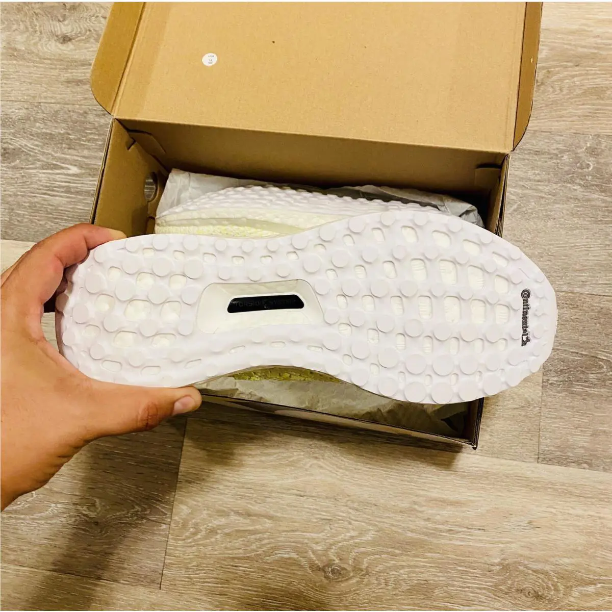 Adidas shoes - adidas UltraBoost Clima - UltraBoost Clima - B43506 - White/Shock Yellow (UPC: 191039010921) 9