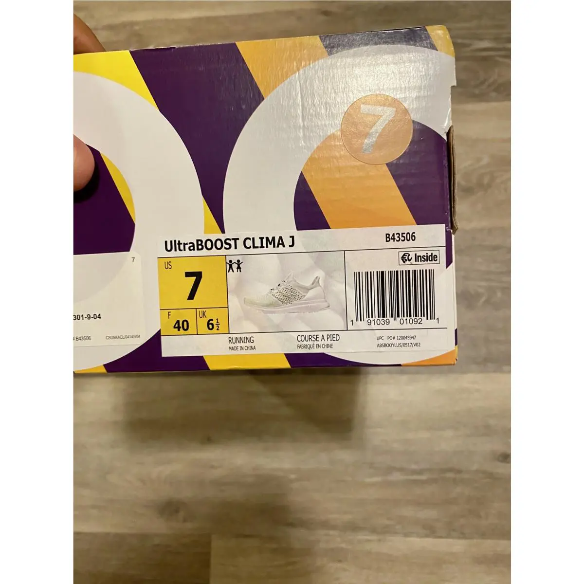 Adidas shoes - adidas UltraBoost Clima - UltraBoost Clima - B43506 - White/Shock Yellow (UPC: 191039010921) 10
