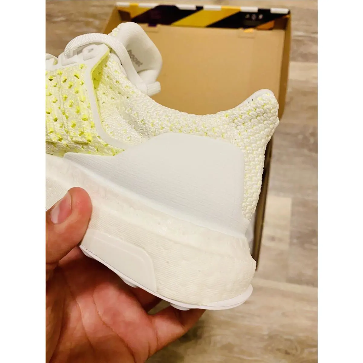 Adidas shoes - adidas UltraBoost Clima - UltraBoost Clima - B43506 - White/Shock Yellow (UPC: 191039010921) 1