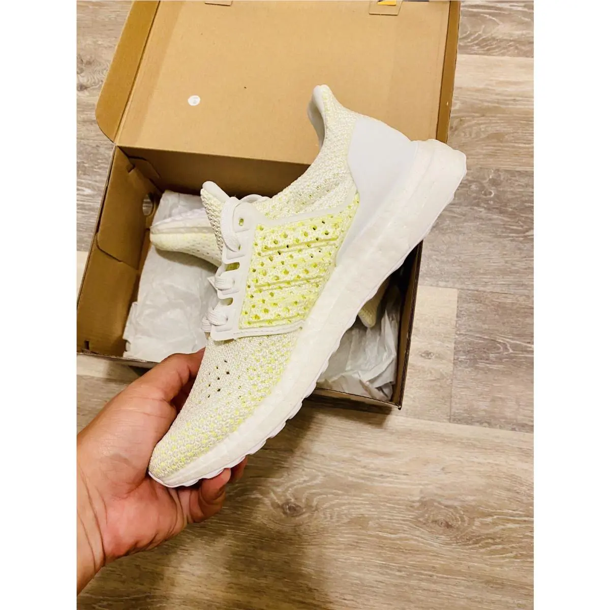 Adidas shoes - adidas UltraBoost Clima - UltraBoost Clima - B43506 - White/Shock Yellow (UPC: 191039010921) 3