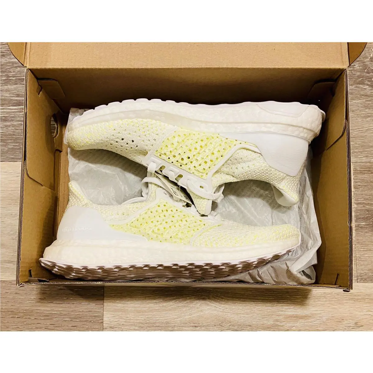 Adidas shoes - adidas UltraBoost Clima - UltraBoost Clima - B43506 - White/Shock Yellow (UPC: 191039010921) 5