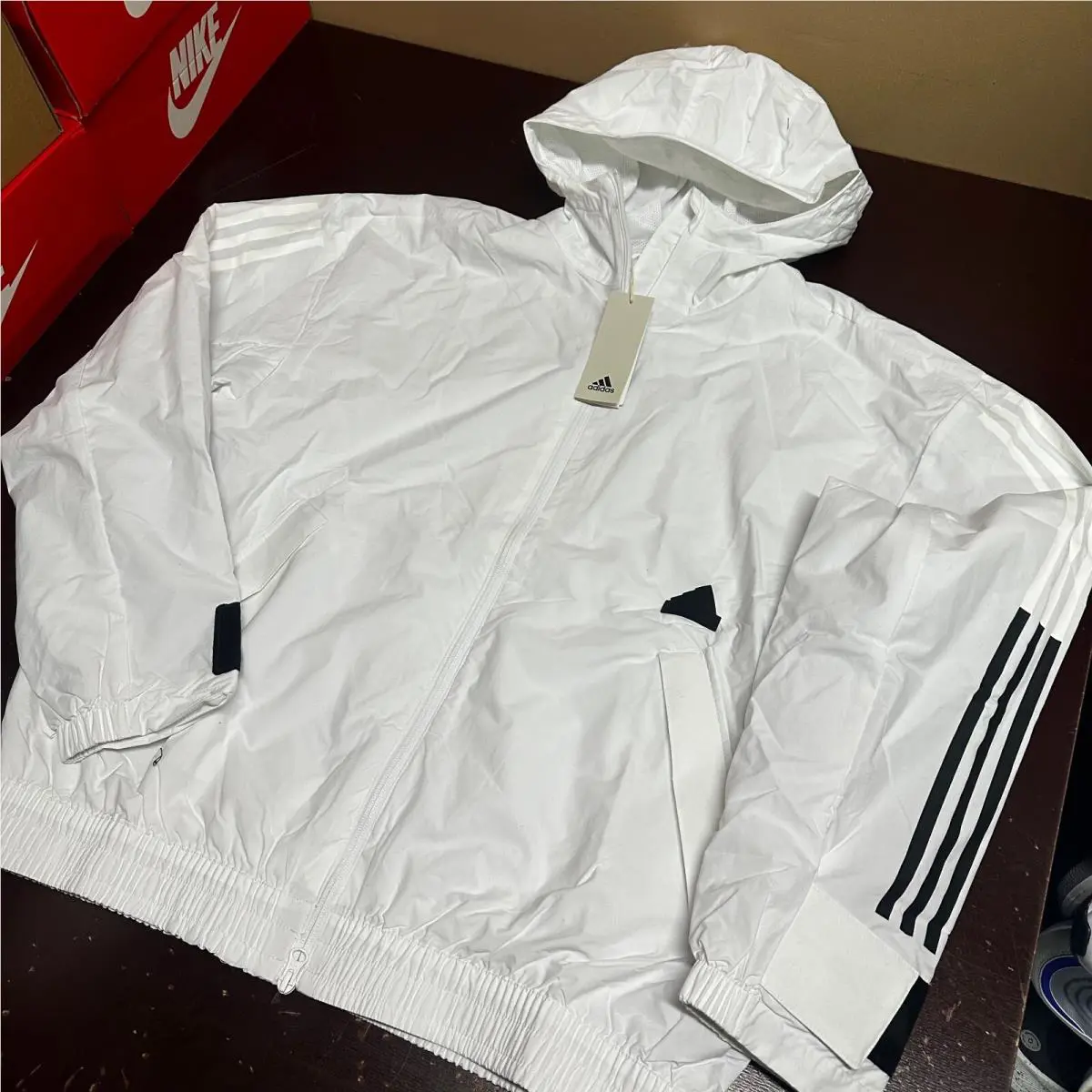 Adidas clothing - Adidas 3-Stripe Strom - Strom - HN1928 - White 1