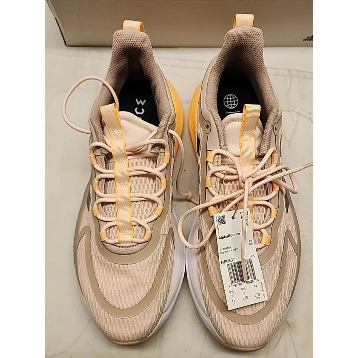 Adidas shoes AlphaBounce Plus - Taupe 4