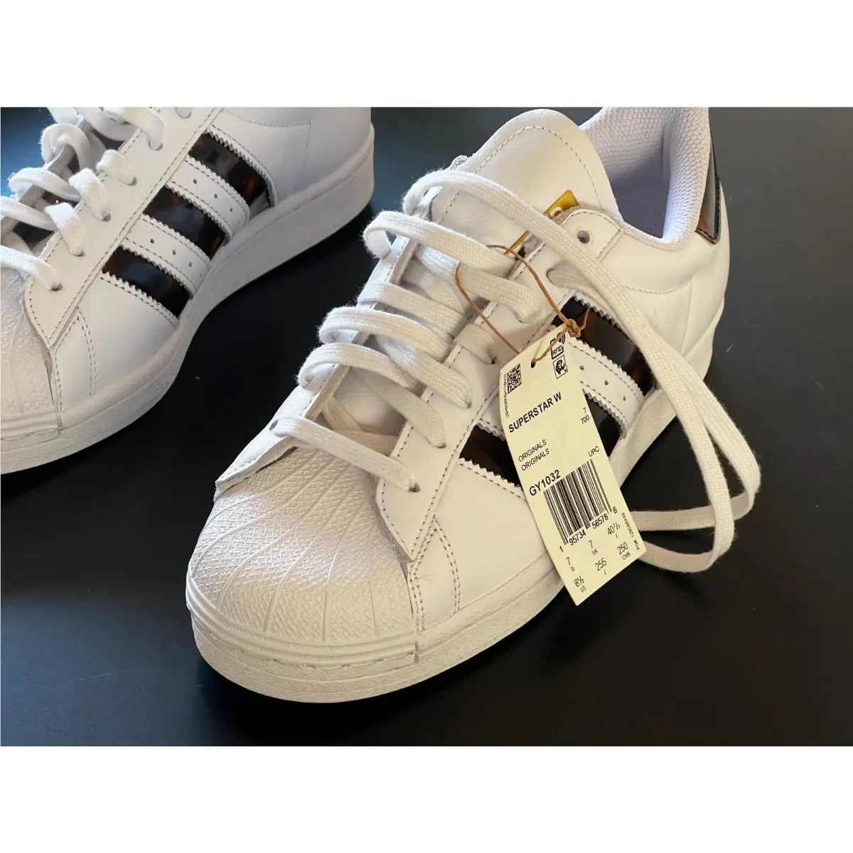 Adidas shoes - adidas Superstar - Superstar - Cloud White Gold Metal 2