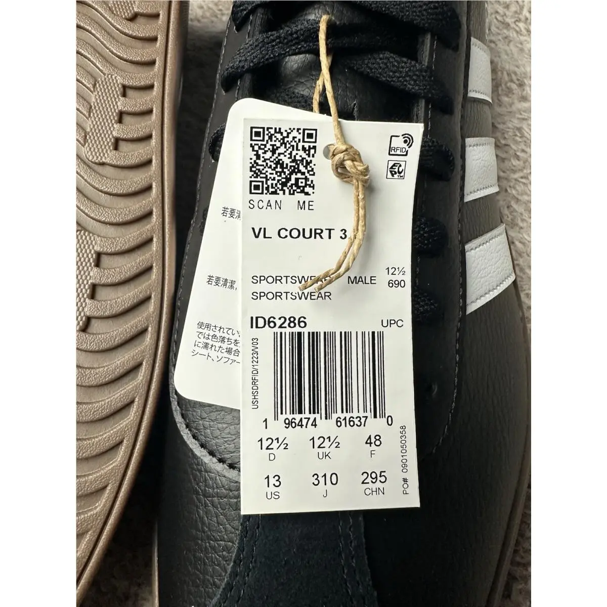 Adidas shoes - Adidas VL Court 3.0 - Court - ID6286 - Black 10