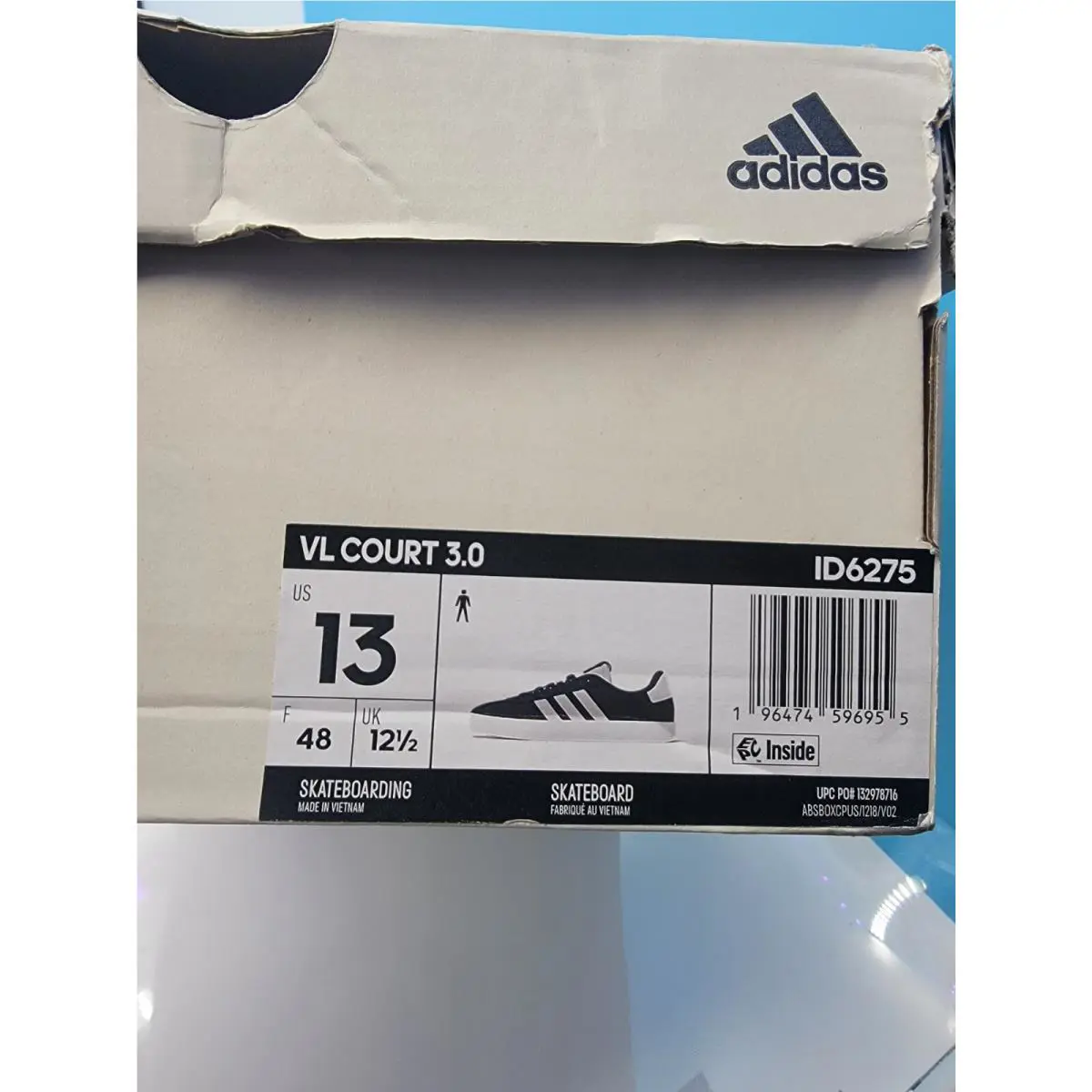 Adidas shoes - adidas Vl Court - Court - ID6286 - Blue 4