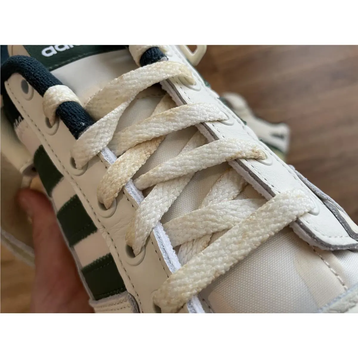 Adidas shoes - adidas Forum 84 - Forum - HR0558 - FTWWHT/GREOXI/FTWWHT (UPC: 195743540750) 9