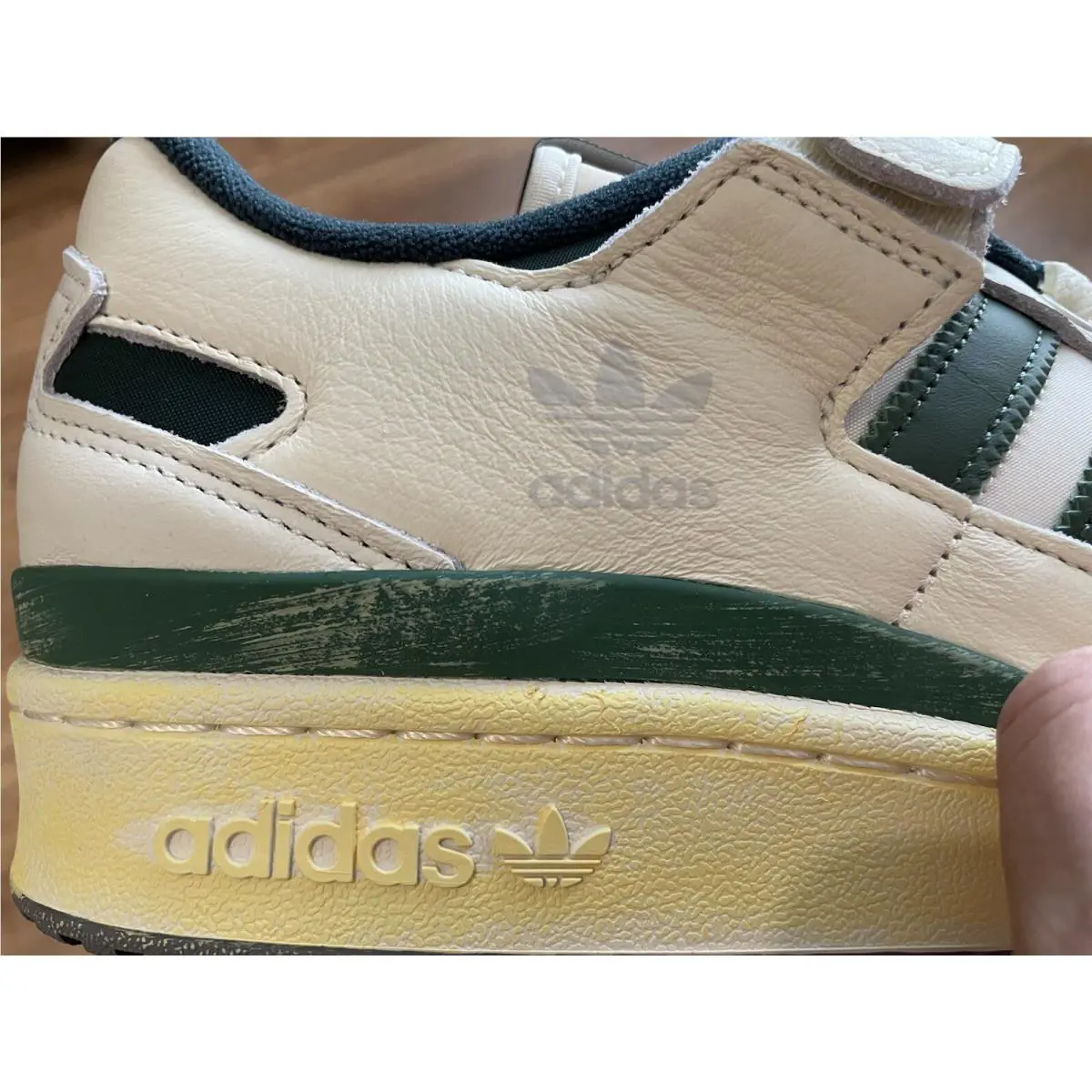Adidas shoes - adidas Forum 84 - Forum - HR0558 - FTWWHT/GREOXI/FTWWHT (UPC: 195743540750) 10