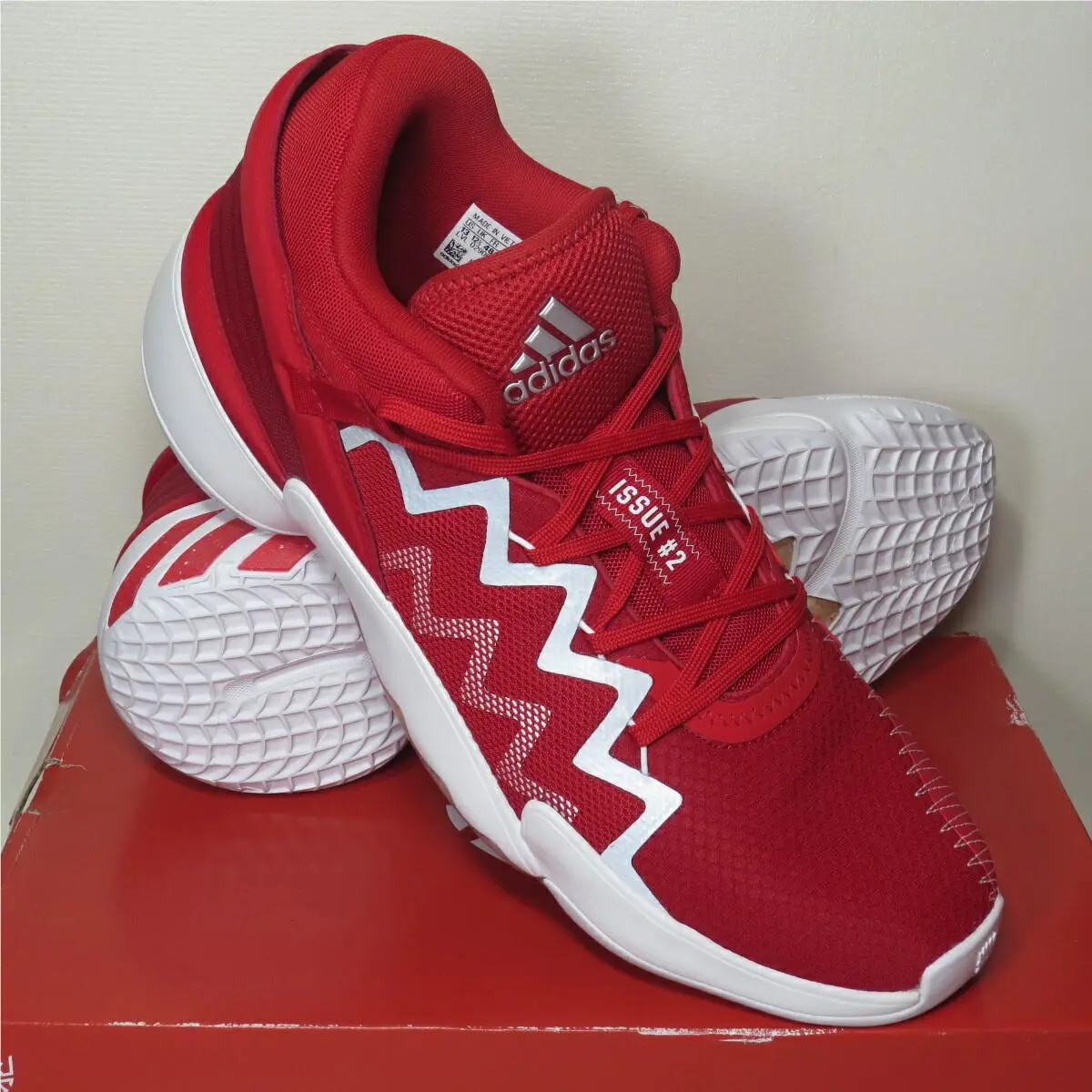 Adidas shoes - Adidas DON Issue 2 - DON Issue - FW8511 - Red (UPC: 191532531725) 1