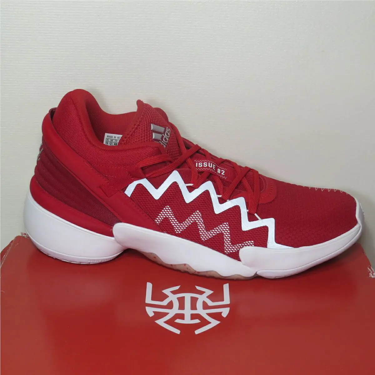 Adidas shoes - Adidas DON Issue 2 - DON Issue - FW8511 - Red (UPC: 191532531725) 4