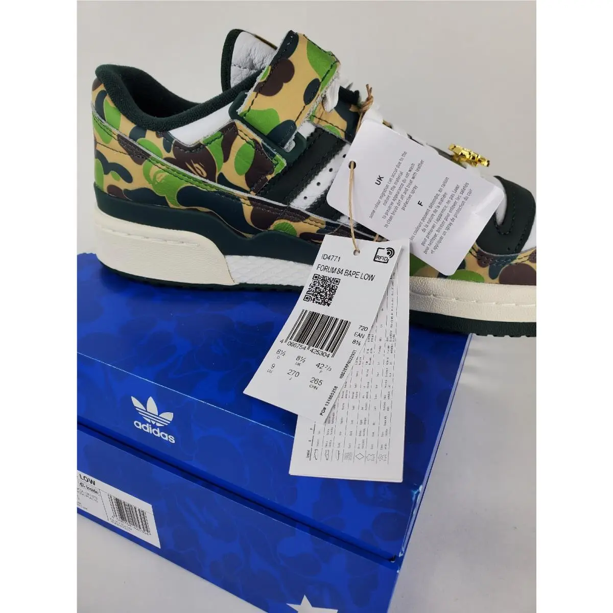 Adidas shoes - adidas Forum - Forum - ID4771 - Green, Manufacturer: Cloud White/Supplier Colour/Off White 5
