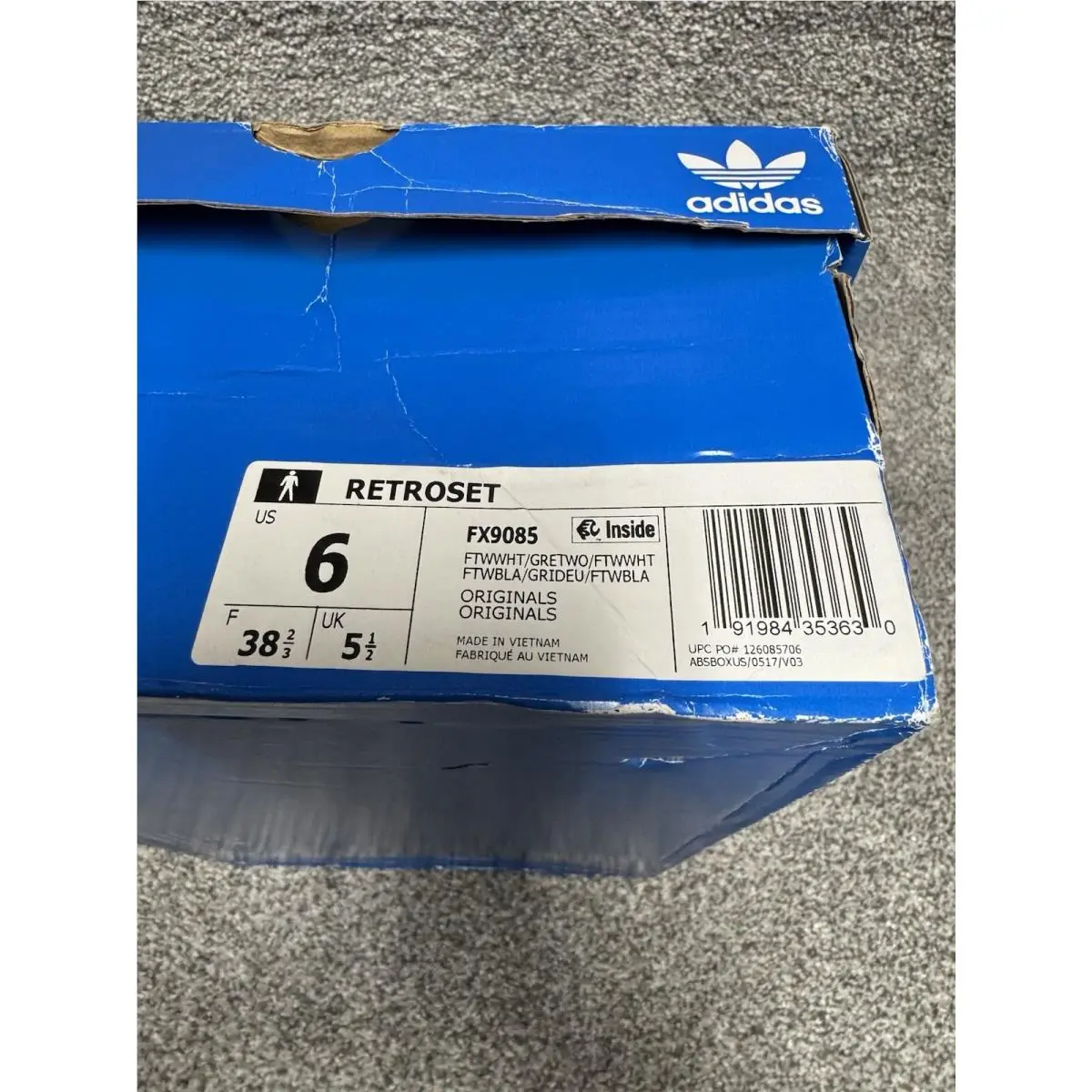 Adidas shoes - adidas Retroset - Retroset - FX9085 - White (UPC: 191984353630) 4
