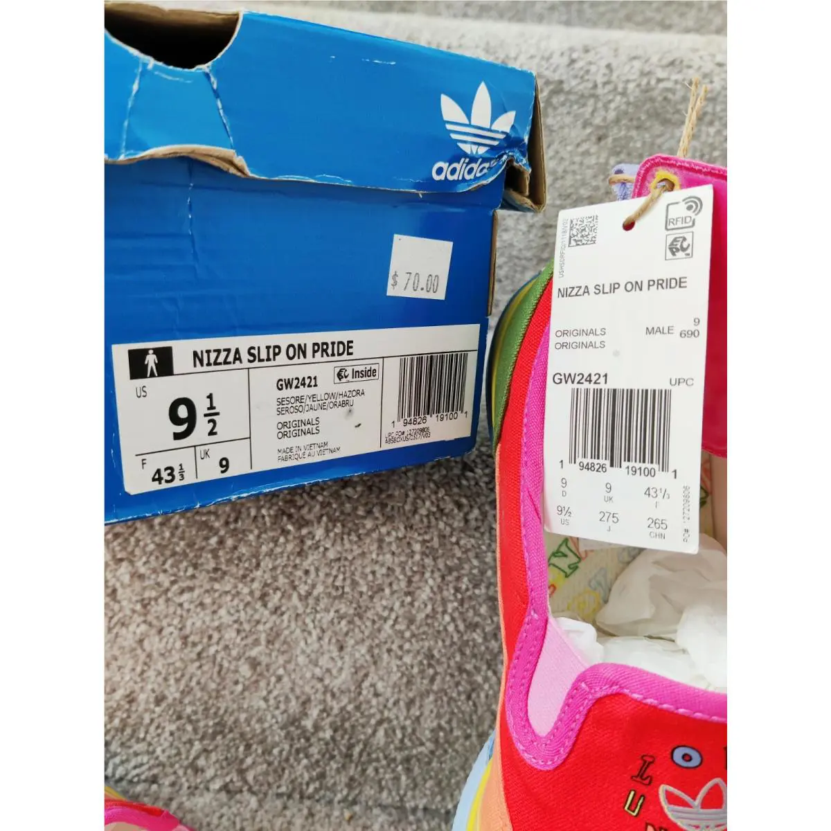 Adidas shoes - adidas Nizza - Nizza - GW2421 - Multicolor 10