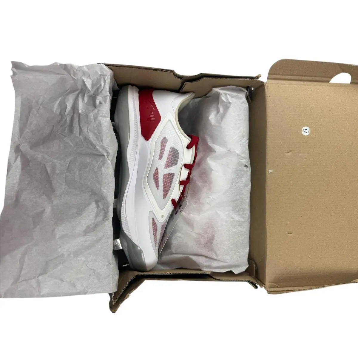 Adidas shoes - LZY46 - LZY46 - White/Team Power Red/Silver Metallic (UPC: 196467167490) 1