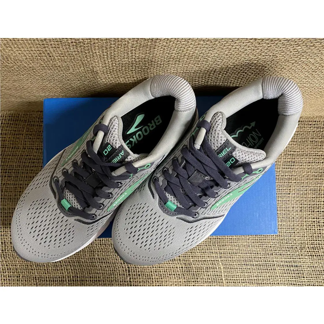 Brooks shoes - Brooks Ariel `20 - Ariel - 120315-1B/1D/2E-076 - Alloy/Blackened Pearl/Green 0
