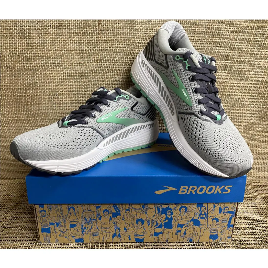 Brooks shoes - Brooks Ariel `20 - Ariel - 120315-1B/1D/2E-076 - Alloy/Blackened Pearl/Green 1