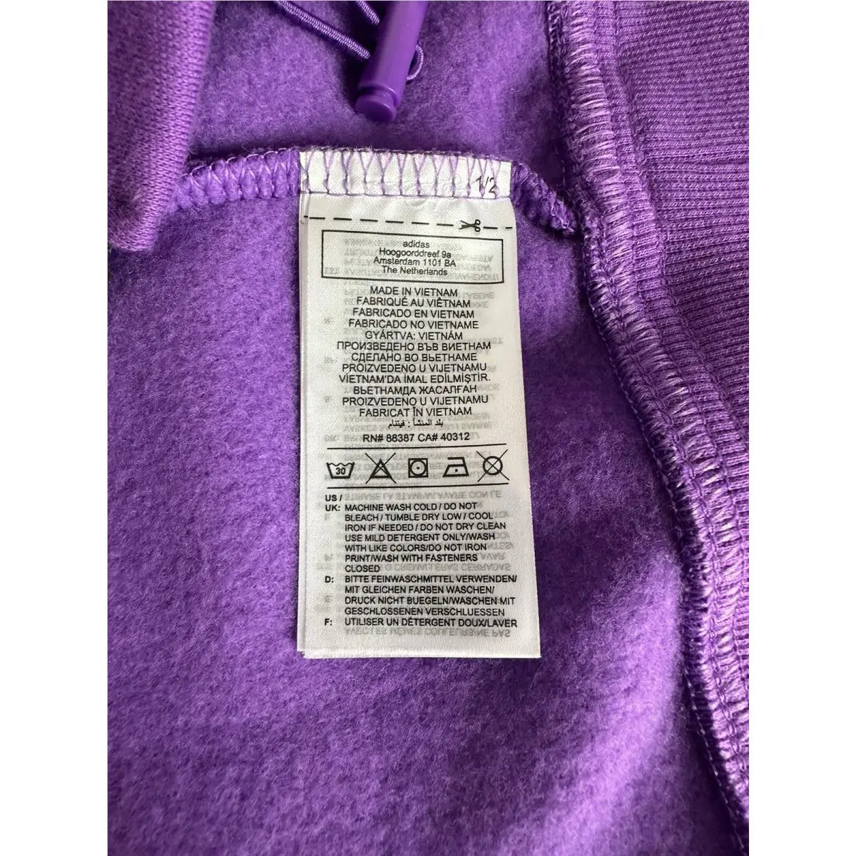 Adidas clothing - Purple 8