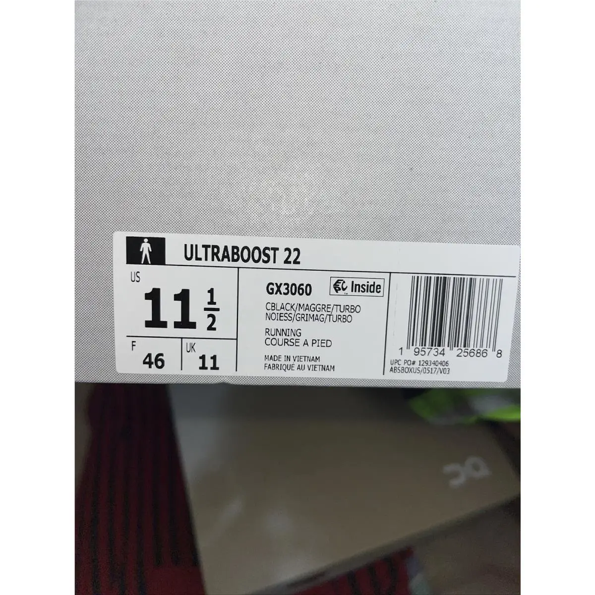 Adidas shoes - adidas UltraBoost 22 - UltraBoost - GX3060 - Black (UPC: 0195734256981) 1