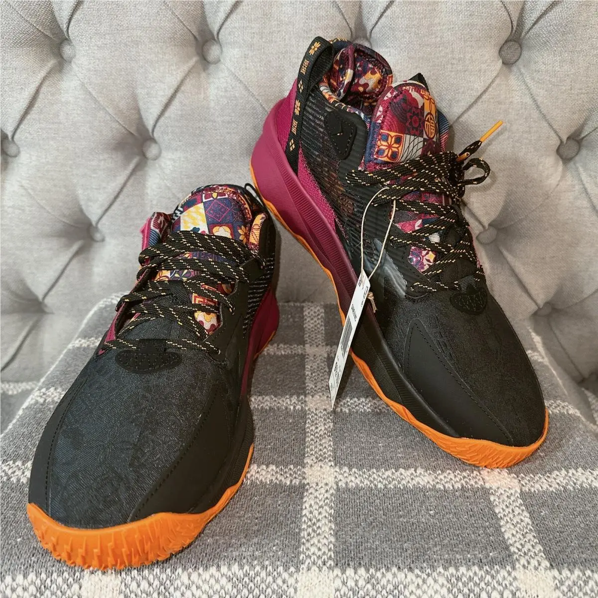Adidas shoes - adidas Dame 8 - Dame - Gw1816 - Black / Maroon (UPC: 0195740223977) 1