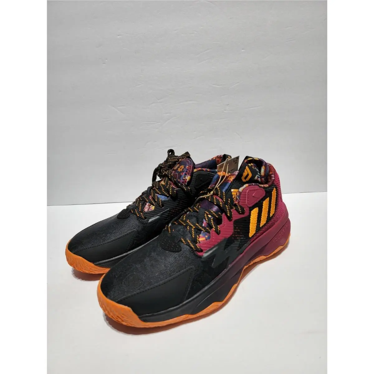 Adidas shoes - adidas Dame 8 - Dame - Gw1816 - Black / Maroon (UPC: 0195740223977) 0