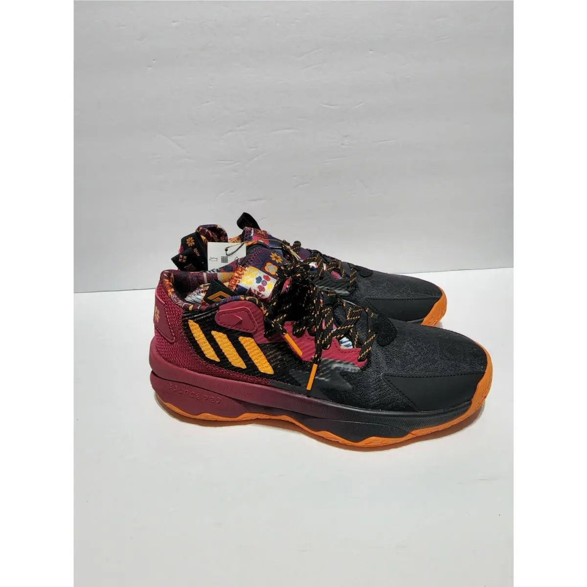 Adidas shoes - adidas Dame 8 - Dame - Gw1816 - Black / Maroon (UPC: 0195740223977) 2
