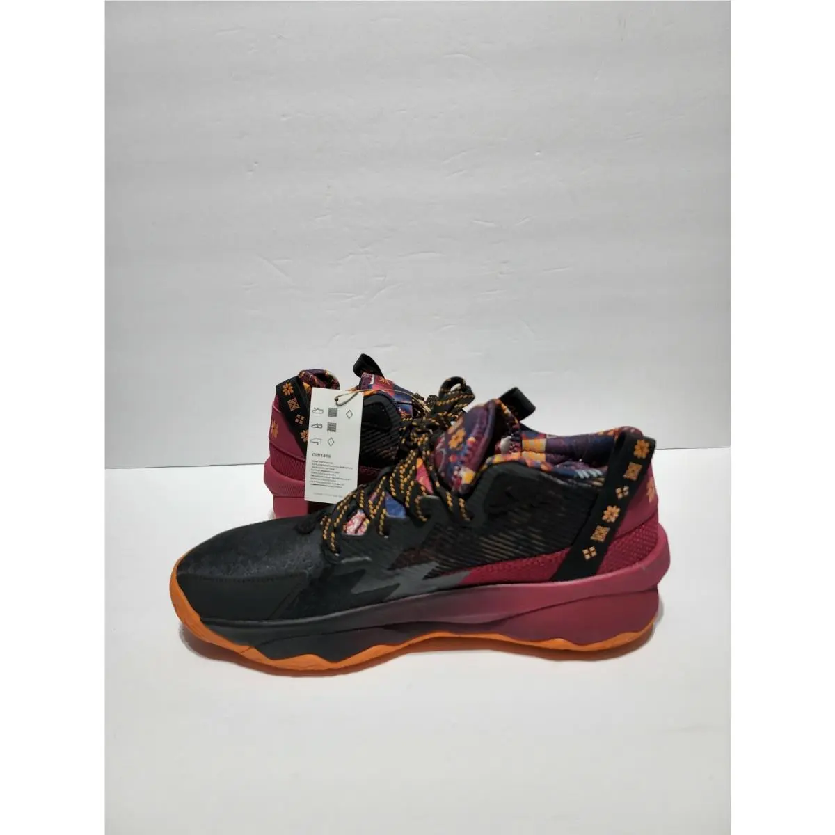 Adidas shoes - adidas Dame 8 - Dame - Gw1816 - Black / Maroon (UPC: 0195740223977) 5