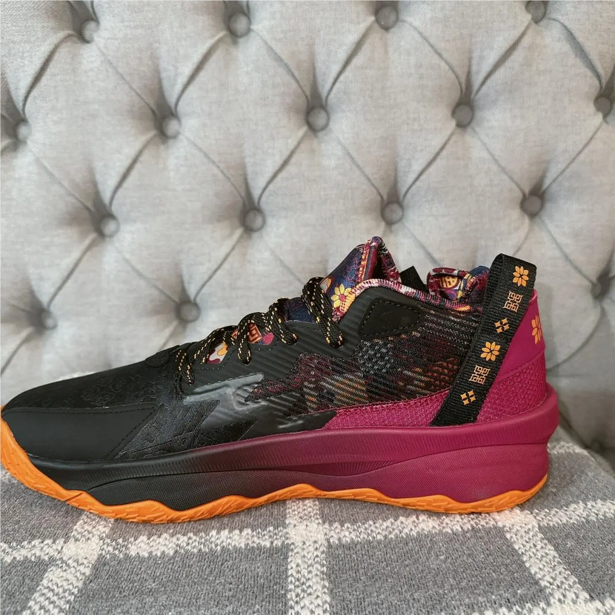 Adidas shoes - adidas Dame 8 - Dame - Gw1816 - Black / Maroon (UPC: 0195740223977) 3