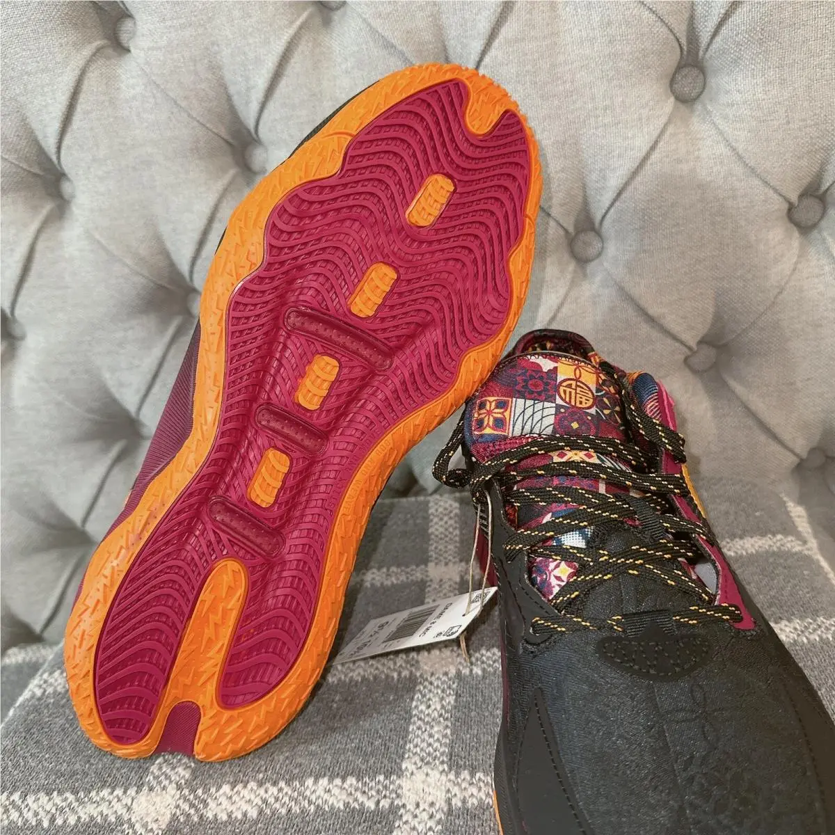 Adidas shoes - adidas Dame 8 - Dame - Gw1816 - Black / Maroon (UPC: 0195740223977) 5