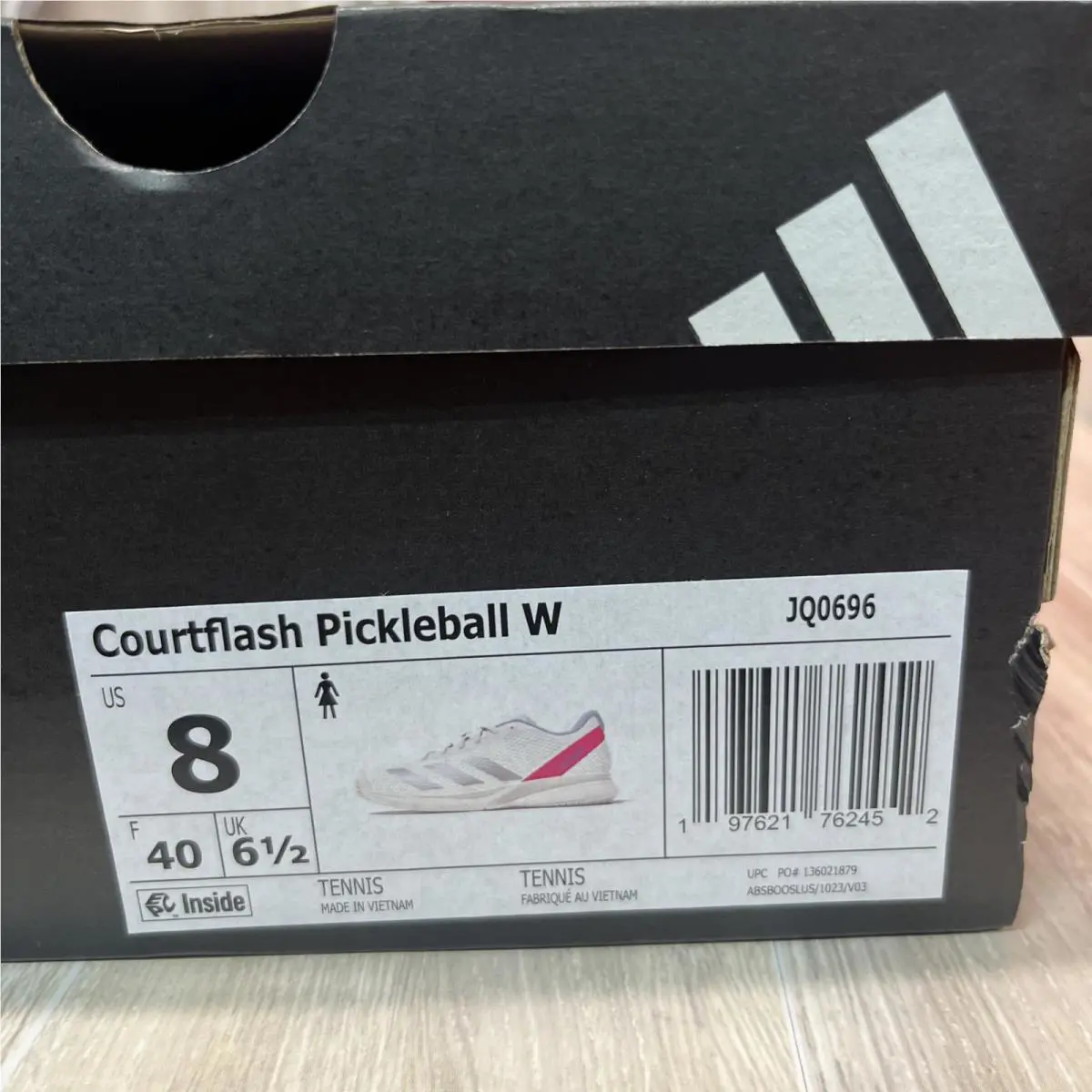 Adidas shoes - adidas Courtflash - Courtflash - JQ0696 - Pink 6