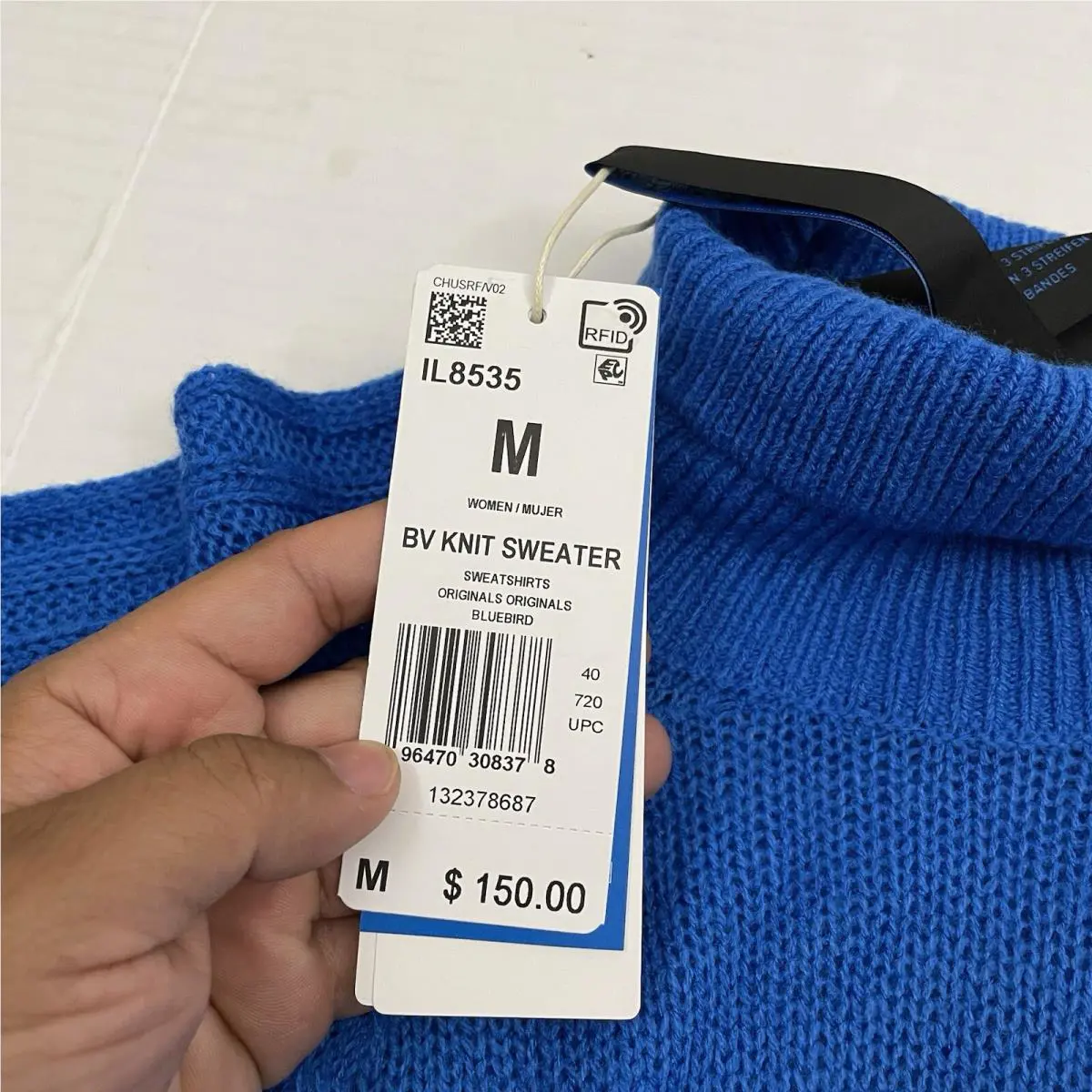 Adidas clothing - Sweater IL8535 - Sweater - Sweater IL8535 - Blue 2