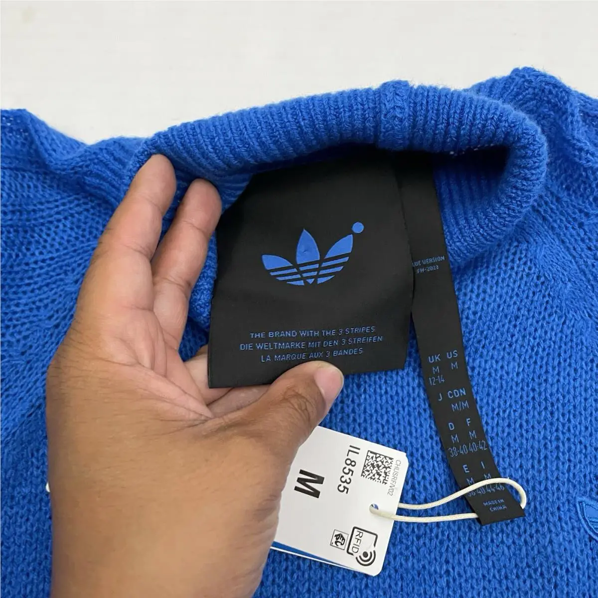 Adidas clothing - Sweater IL8535 - Sweater - Sweater IL8535 - Blue 4