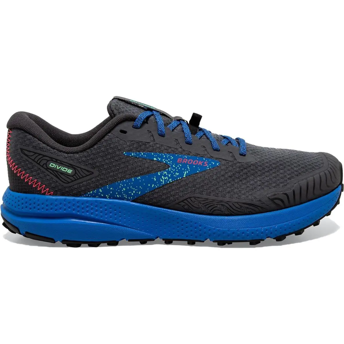 Brooks shoes - Brooks Divide 4 - Divide - 110405-1D-406 - Ebony Black Victoria Blue, Item: Ebony/Black/Victoria Blue 0