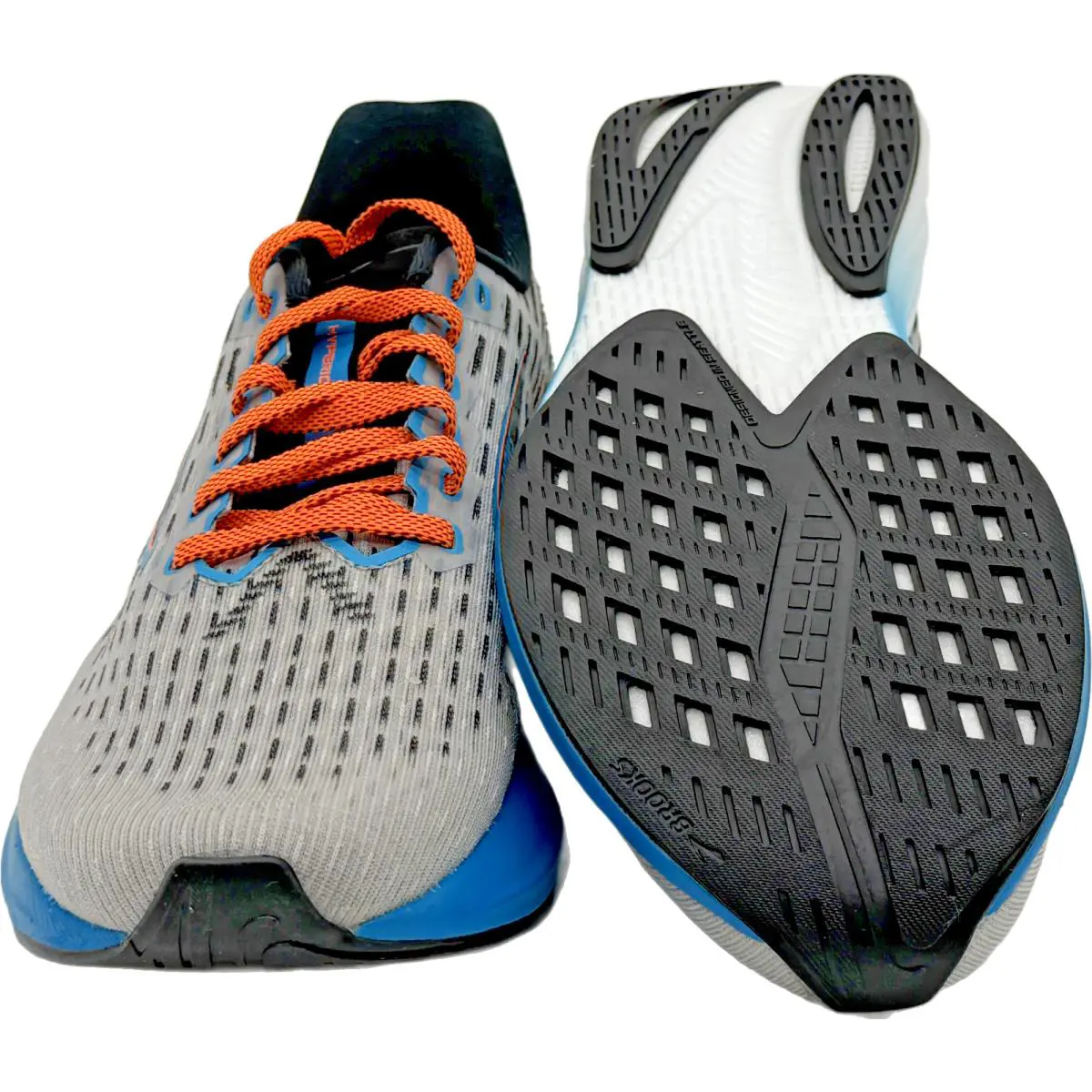 Brooks shoes - Brooks Hyperion - Hyperion - 110407-020 - Grey/Atomic Blue/Scarlet 2
