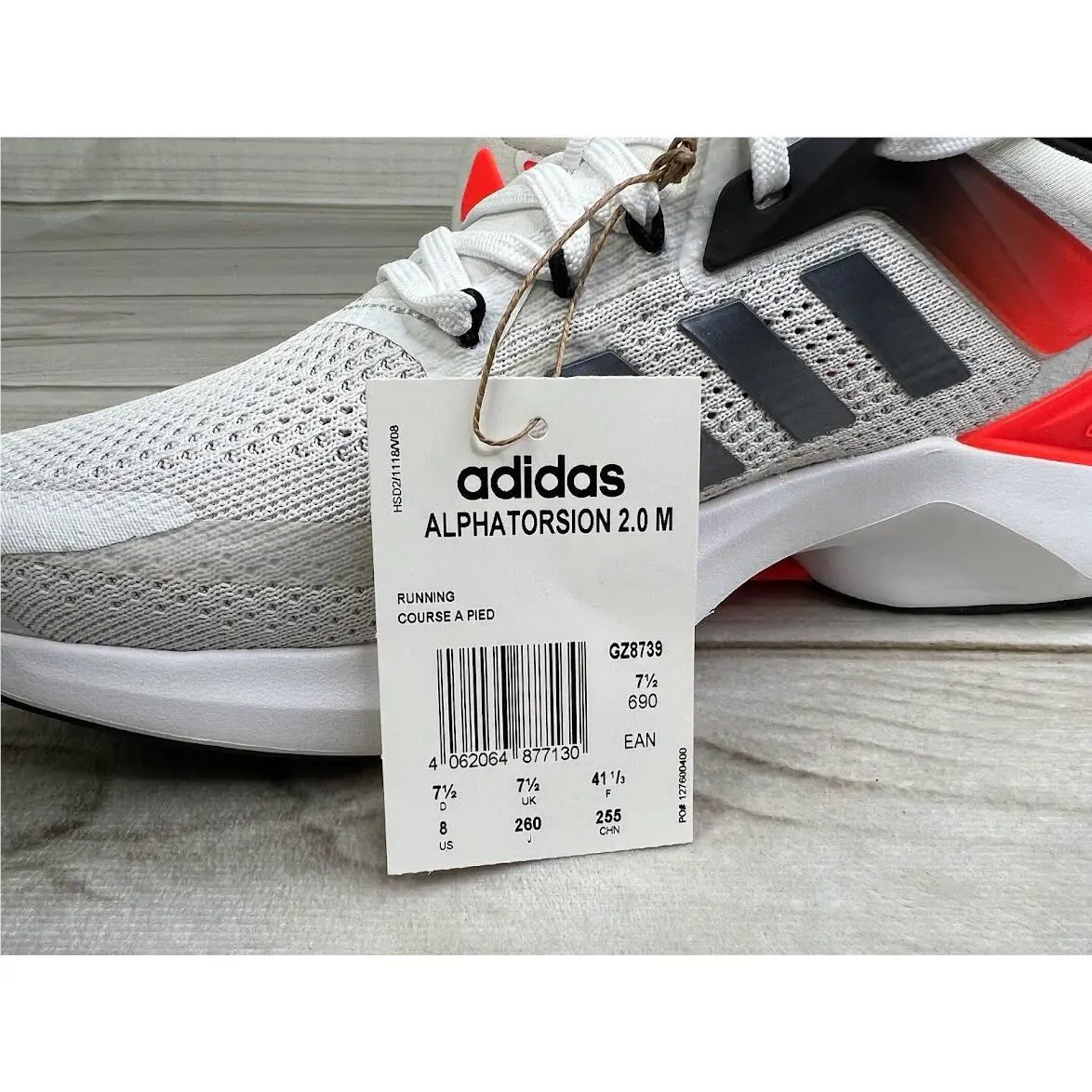 Adidas shoes - Adidas Alphatorsion - Alphatorsion - GZ8739 - White (UPC: 4062064877130) 8