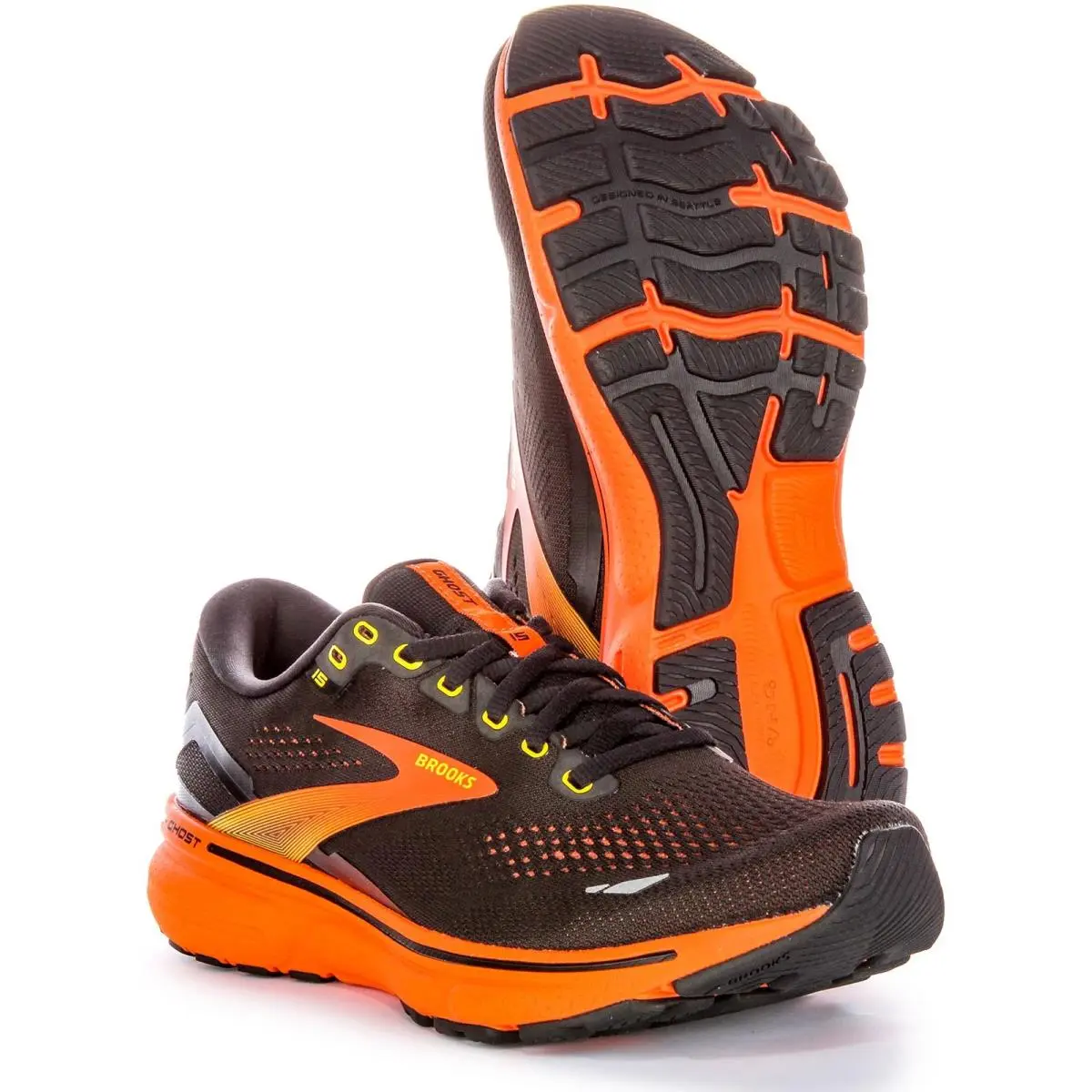 Brooks shoes - BLACK YELLOW 3