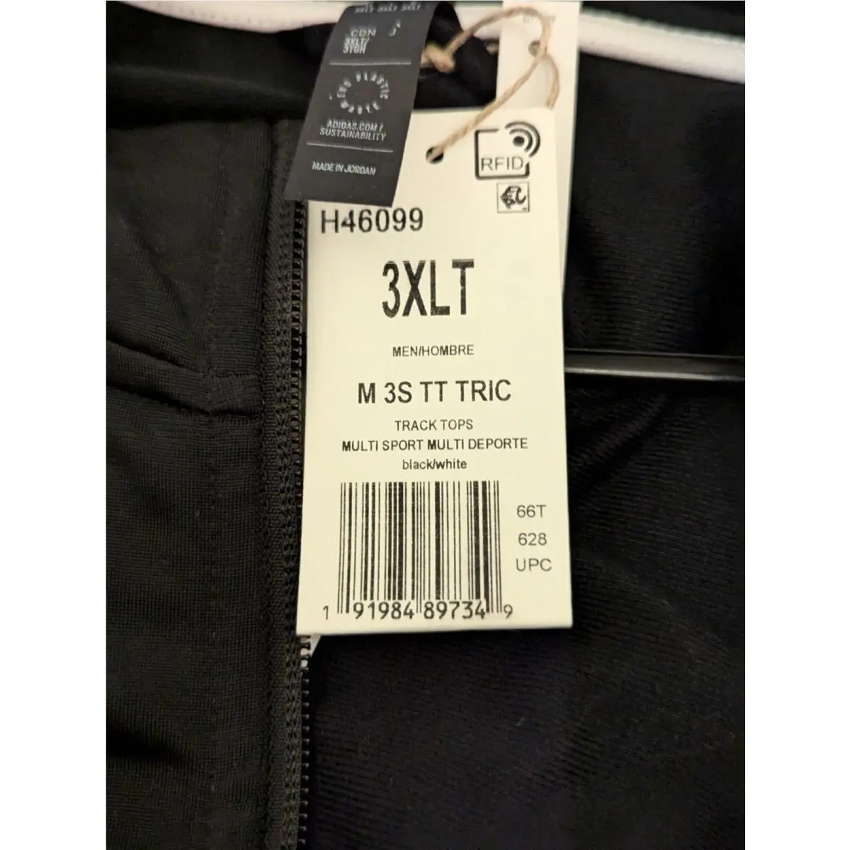 Adidas clothing - Track Tops Multi Sport - Track Tops Multi Sport - 97349 - Black (UPC: 191984897349) 8