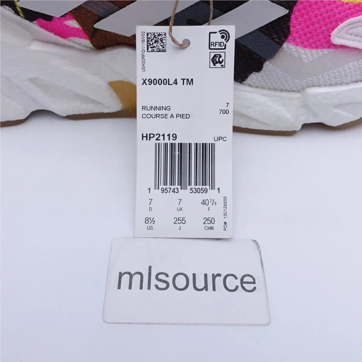 Adidas shoes - adidas X9000L4 Thebe Magugu - Thebe Magugu - HP2119 - White, Manufacturer: Cloud White/Team Shock Pink (UPC: 195743530591) 1