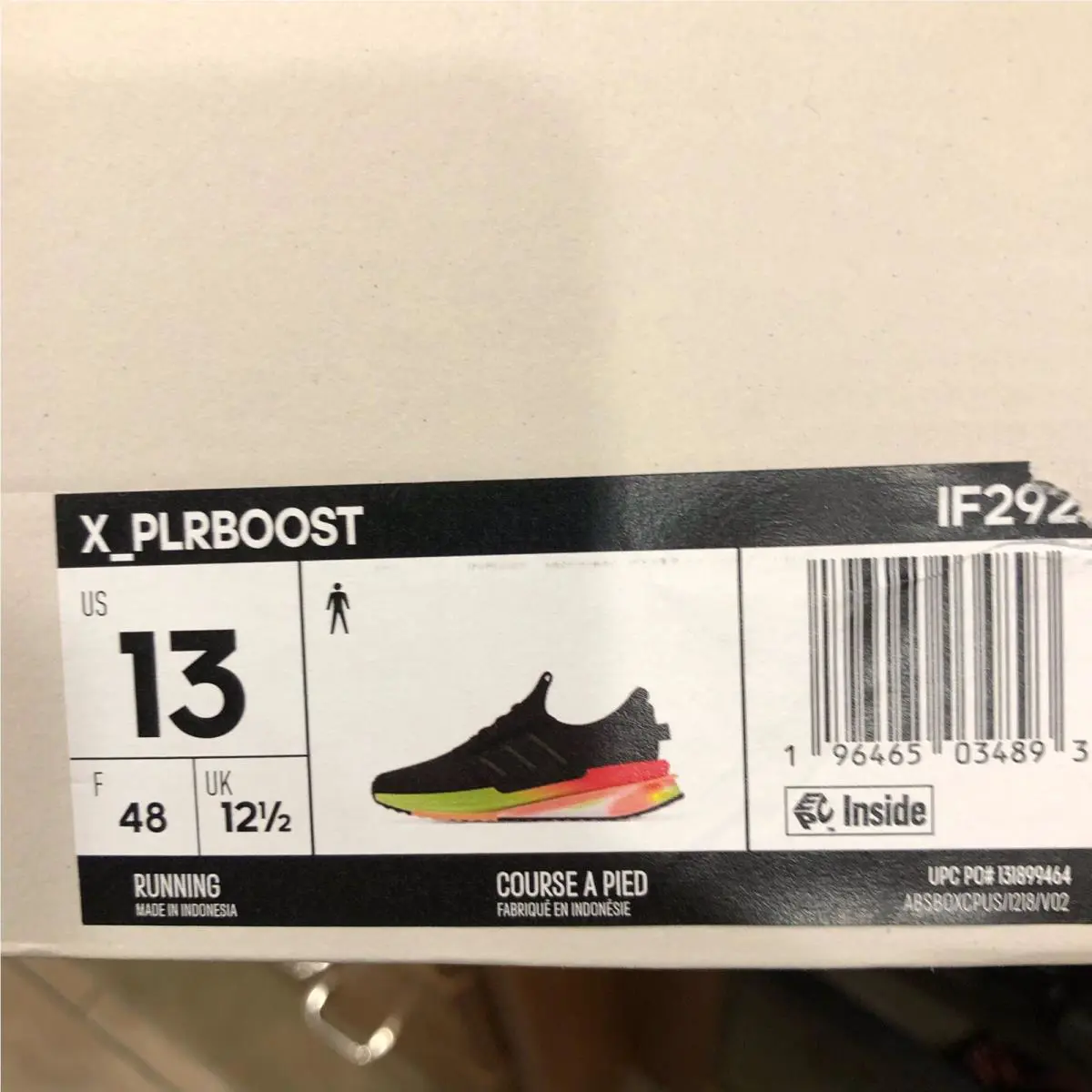 Adidas shoes - Adidas X_PLR Boost - Boost - IF2921 - Black 0