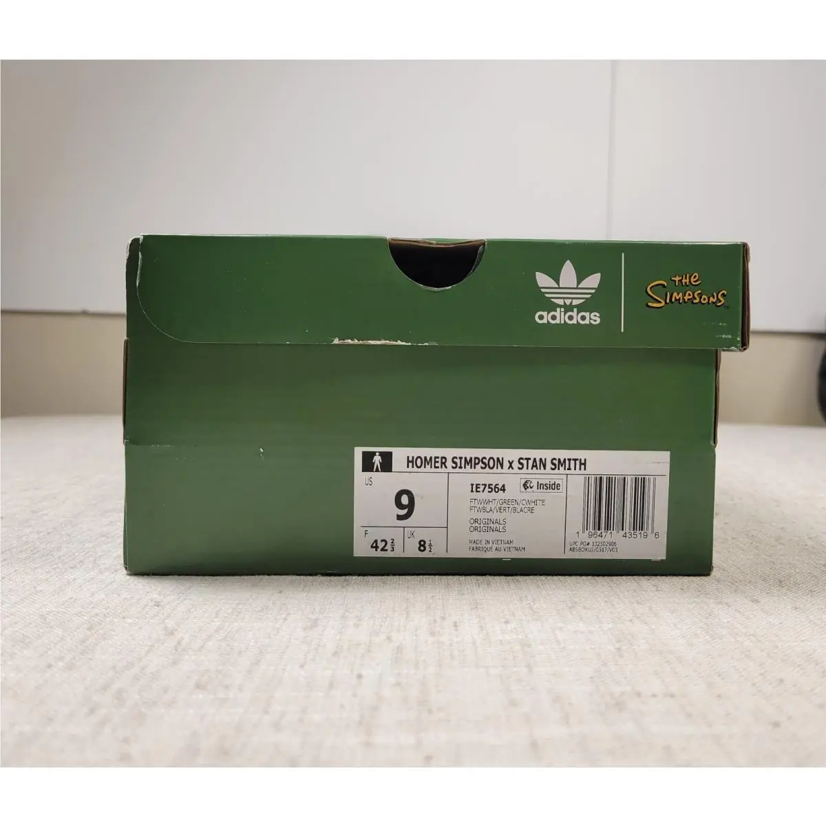 Adidas shoes - Adidas Homer Simpson x Stan Smith - IE7564 - White Green Gold 10