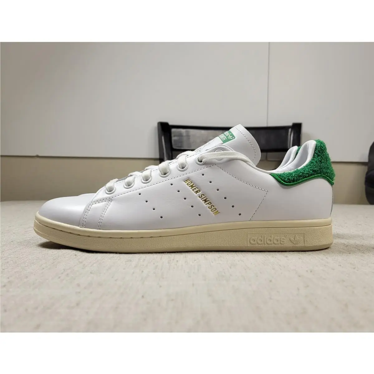 Adidas shoes - Adidas Homer Simpson x Stan Smith - IE7564 - White Green Gold 1