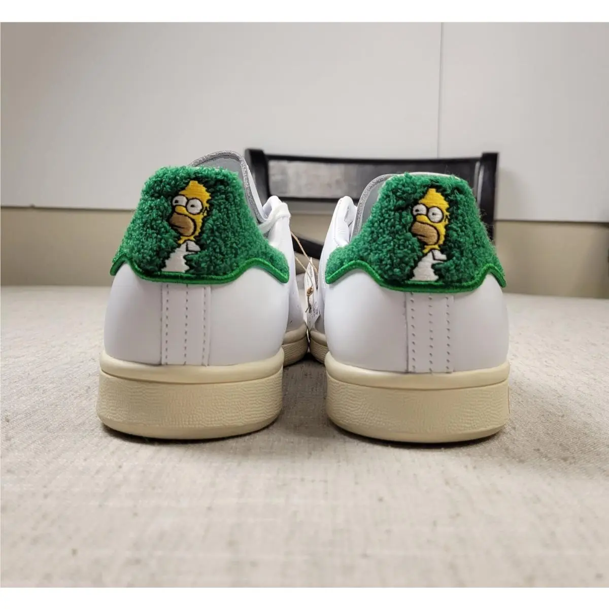 Adidas shoes - Adidas Homer Simpson x Stan Smith - IE7564 - White Green Gold 2