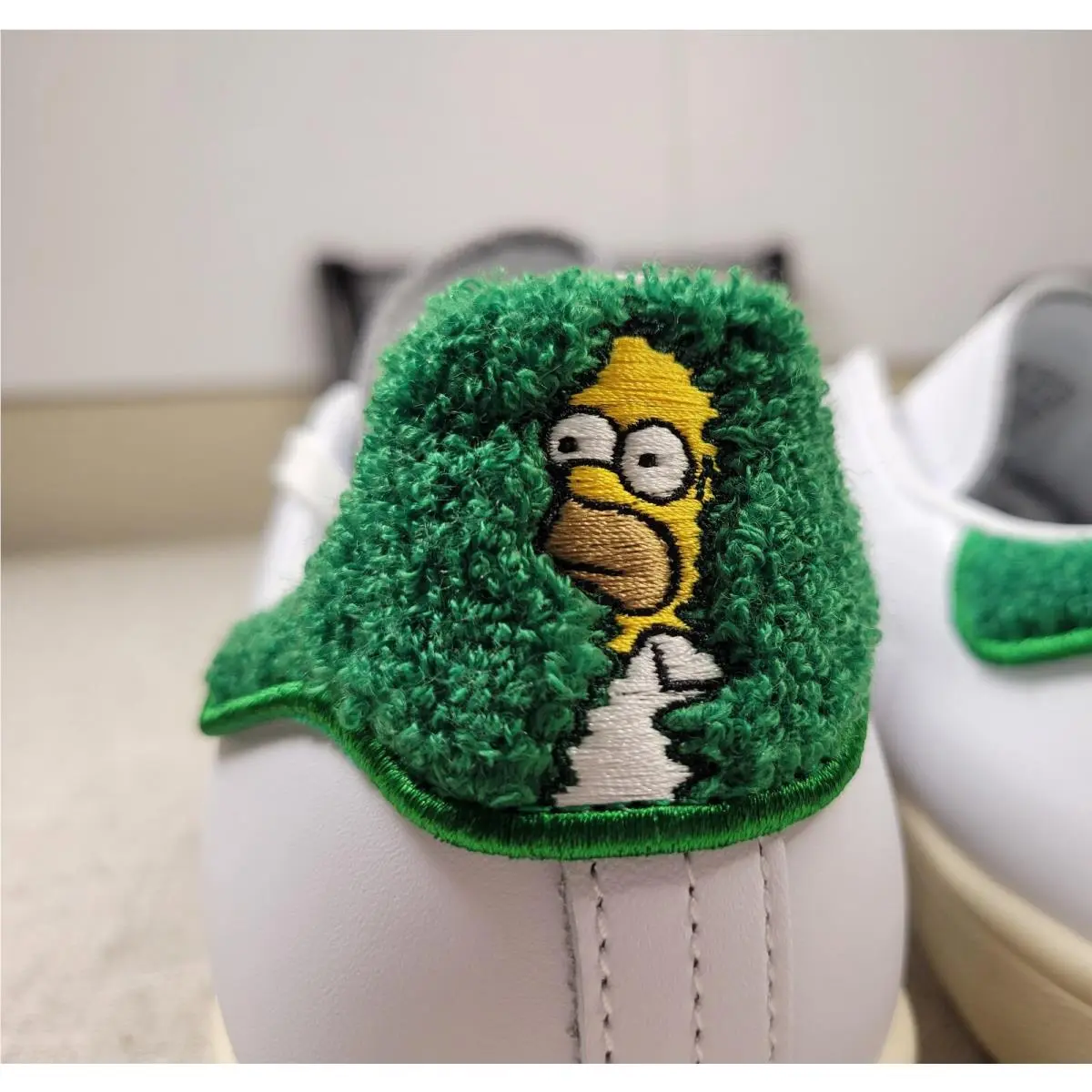 Adidas shoes - Adidas Homer Simpson x Stan Smith - IE7564 - White Green Gold 3