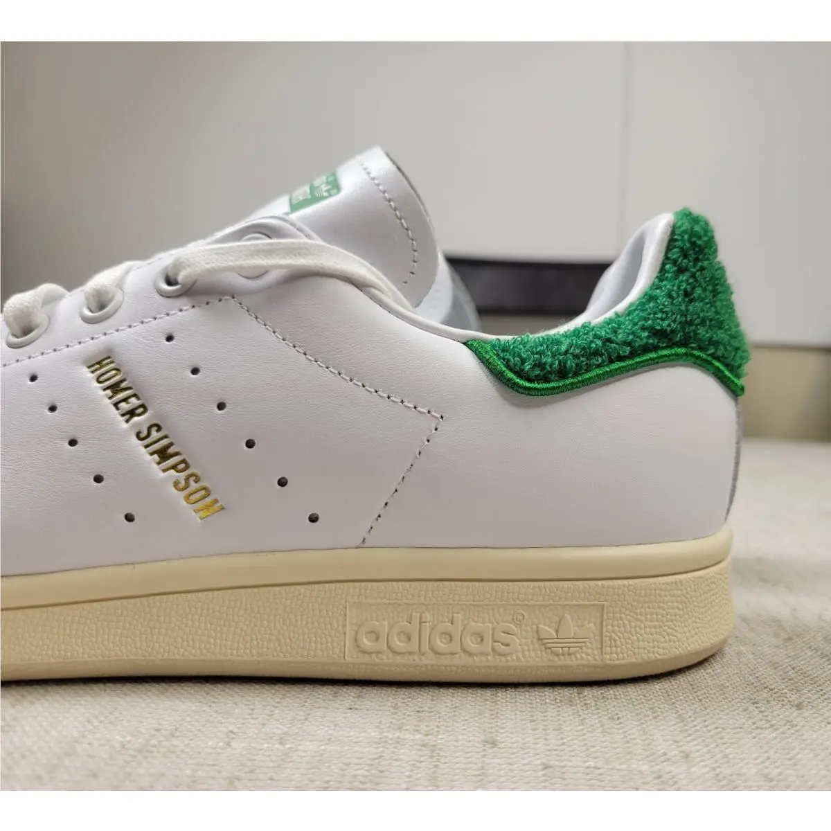 Adidas shoes - Adidas Homer Simpson x Stan Smith - IE7564 - White Green Gold 5